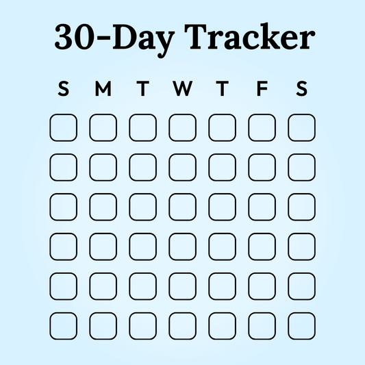 30-Day Daily Breath & Confidence Tracker
