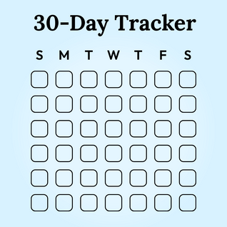 30-Day Daily Breath & Confidence Tracker