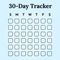 30-Day Daily Breath & Confidence Tracker