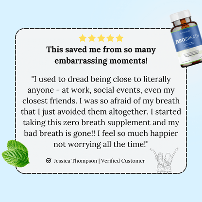 ZeroBreath™ - Stop Bad Breath From Within